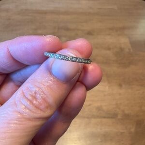 Elegant Platinum and Diamond Band
